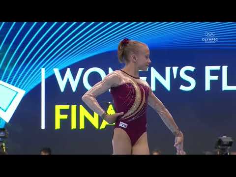 🥇 Viktoria Listunova 🇷🇺 FX EF 14.166 2019 Junior World Championships