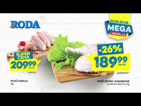 Roda | Mega nedelja 23.08 - 29.08.2019.