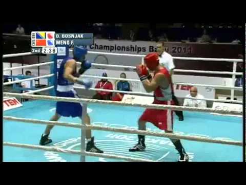 Light Heavy (81kg) R16 - Bosnjak Dzemal (BIH) VS Meng Fanlong (CHN) - 2011 AIBA World Champs