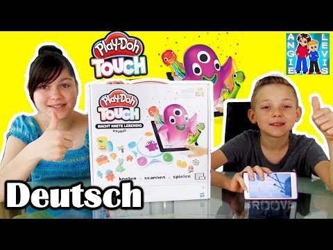 PLAY DOH TOUCH STUDIO | Macht #KNETE Lebendig 😮 DEUTSCH - Angie und Levis Kinderkanal