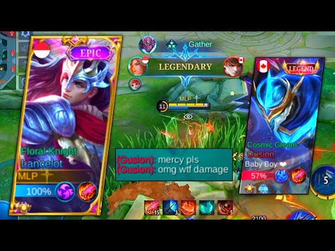 TOP GLOBAL AGGRESSIVE LANCELOT GAMEPLAY || ENEMY AUTO SURRENDER😱!! MLBB