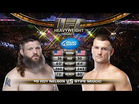 Roy Nelson vs Stipe Miocic full fight
