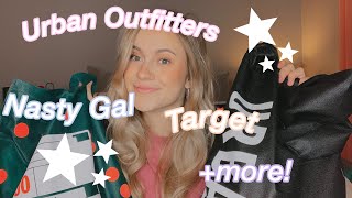 HUGE WINTER/SPRING CLOTHING HAUL 2020 urban outfitters, target, nasty gal, walmart, etc