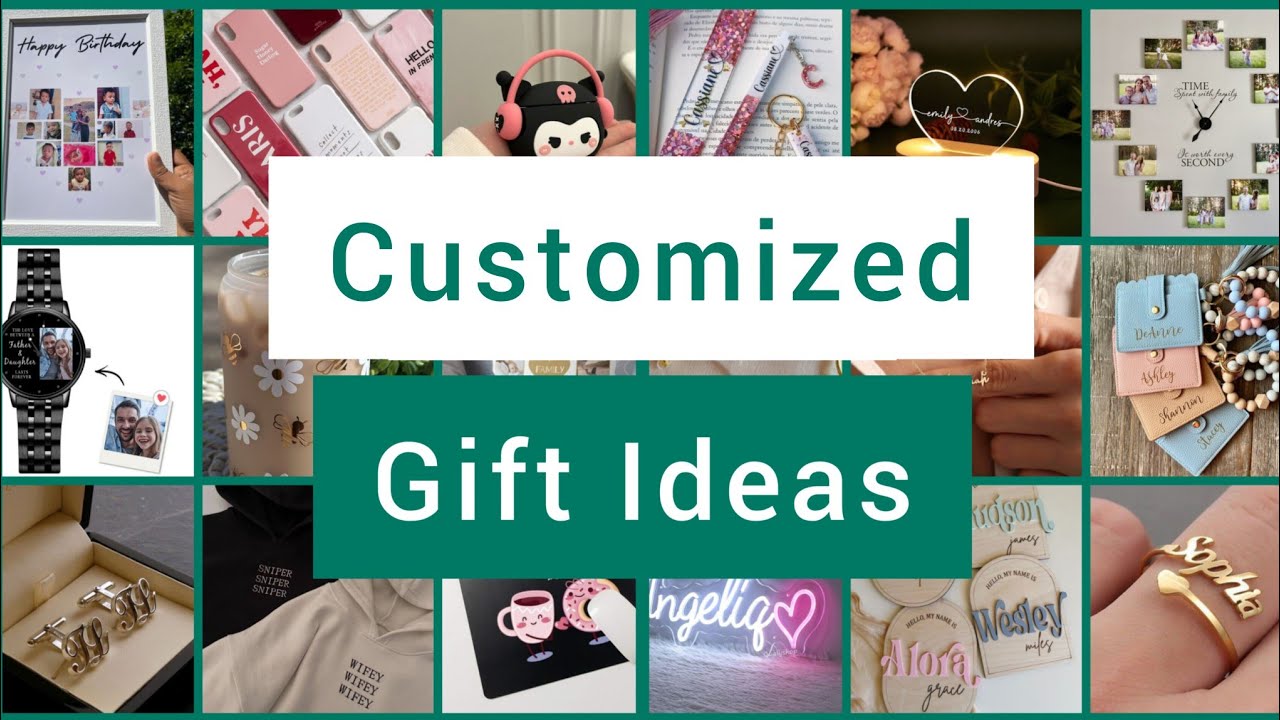 Best Customized Gift Ideas | Unique & Personalized Presents for Any Occasion | @worldofideas_30