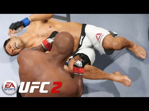 EA Sports UFC 2 - Mike Tyson vs Minotauro Nogueira Gameplay PS4 / Xbox One