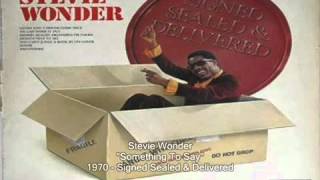 Stevie Wonder - Something To Say