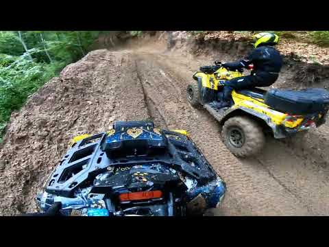 Iesire Olănești cu @BodgdanAventura .Atv meet Olănești. Super traseu cu peste 50 atv-uri 💙💙