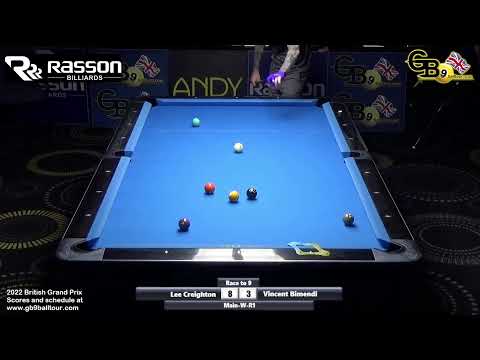 Main Event Winners R1 - Lee Creighton vs Vincent Bimendi