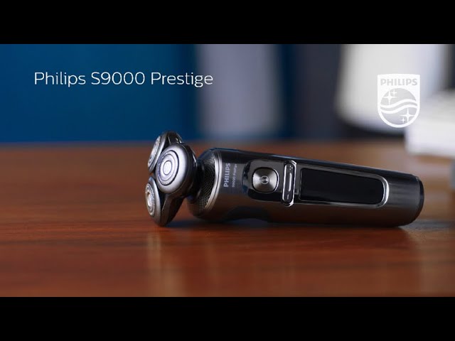 Philips S9000 Prestige electric shaver with Qi pad