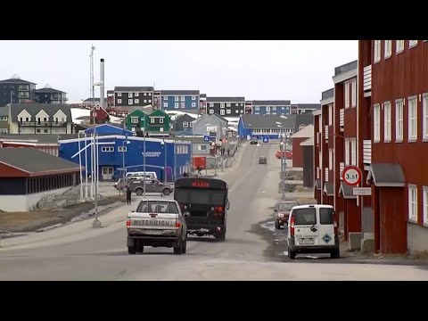 Nuuk - the largest city of Greenland [HD