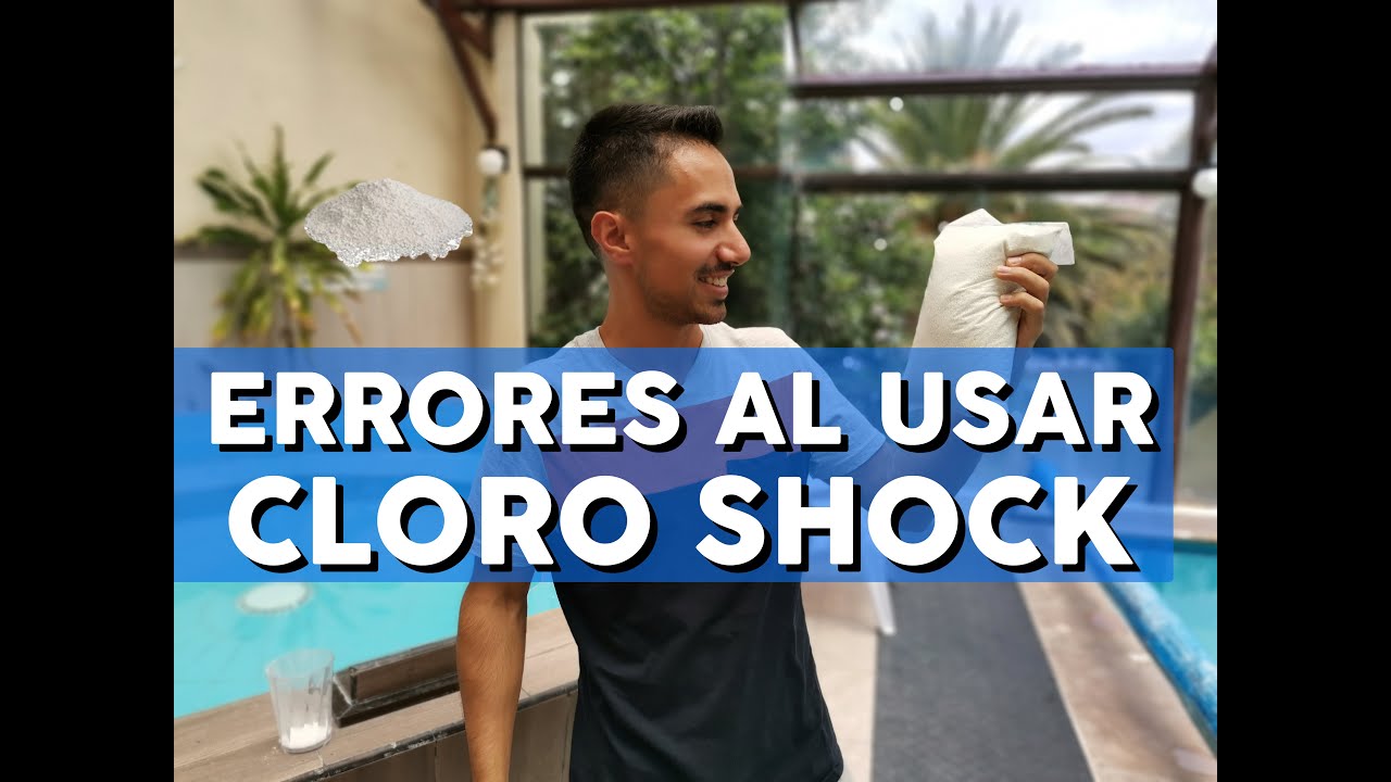 Correct use of Shock Chlorine (Rapid Chlorine) in your pool (dichlorine or calcium hypochlorite).