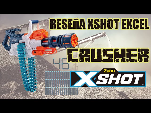 Vídeo relacionado con ZURU - Rifle MITRAILLETTE XSHOT Crusher, 36382, Palanca de Disparo semiautomático-35 tiros-48 Flechas