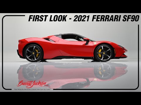 FIRST LOOK - 2021 Ferrari SF90 - BARRETT-JACKSON 2023 SCOTTSDALE AUCTION