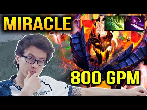MIRACLE SF Mid 800 GPM Is Just Normal Thing for Him Dota 2