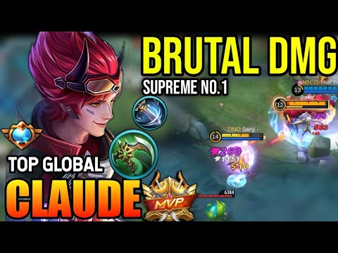 CLAUDE BEST BUILD 2023 | TOP GLOBAL CLAUDE GAMEPLAY | MOBILE LEGENDS✓