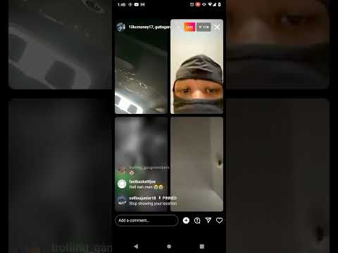 Dmg lilduece Get into with Kcmoney & Guttagang Juju on *IG LIVE*