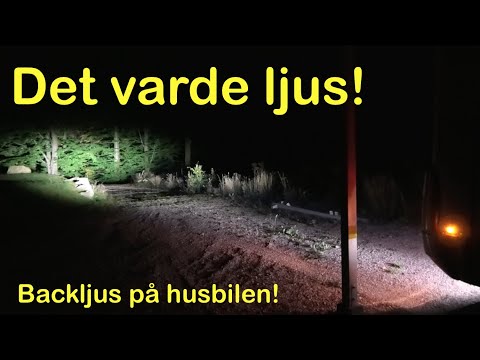 Monterar backljus på husbilen - Steg för steg