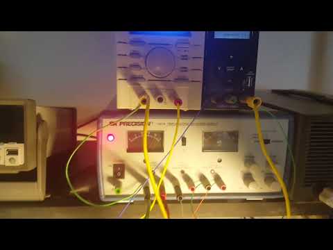 Testing Vector Arcade PCB on bench