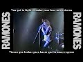 Ramones  - Learn To Listen [LIVE] subtitulada en español (Lyrics)