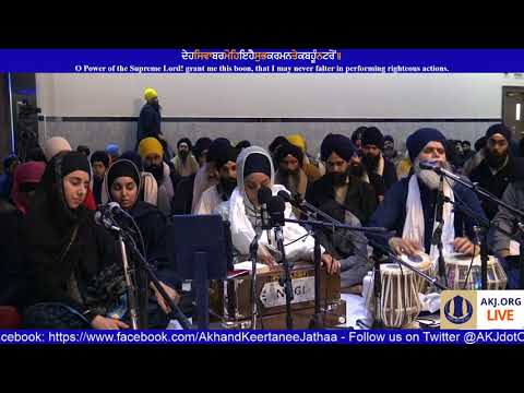 089 Toronto Dec. 2017 - Raensabaayee Keertan - Bibi Vijay Kaur Jee UK