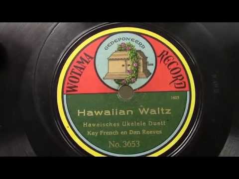 Key French en Dan Reeves Ukelele:  Hawaiian waltz (1916).