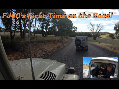 EP81 - FJ40 First day on the road with one day to spare! Jack get's behind the wheel+ Family message