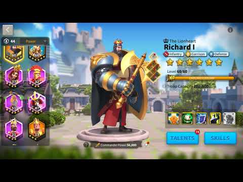 Rok030-VIP13-30M+17M Power - Charles Martel, YSG, Aethelflaed and Seondeok-19k gems -175 gold head