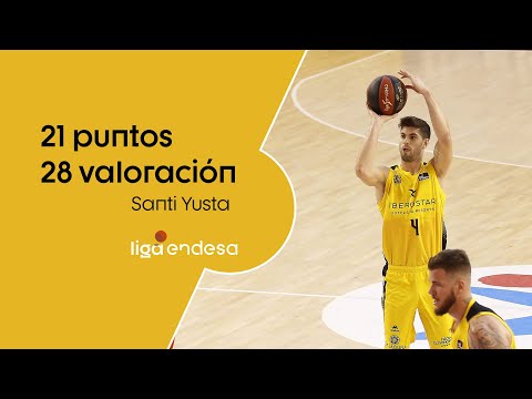 El mejor partido de SANTI YUSTA: 21 puntos, 28 valoración | Liga Endesa 2019-20