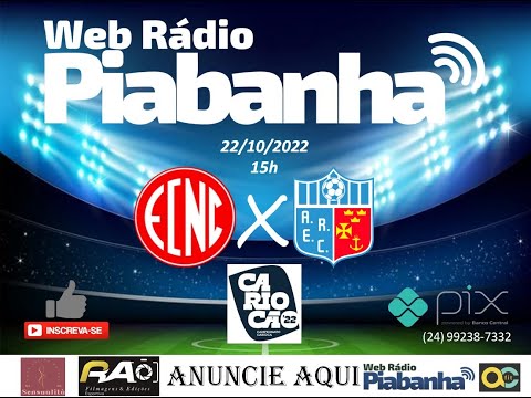 NOVA CIDADE X ANGRA DOS REIS - NARRAÇÃO AO VIVO - CARIOCA SÉRIE B1 - 22/10/2022