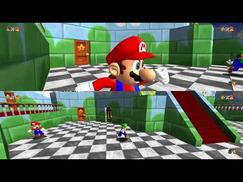 Super Mario 64 PC 2P Splitscreen 12/26/20