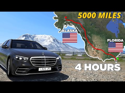 ATS Longest Road Trip - Florida to Alaska | American Truck Simulator