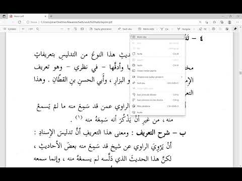 Teysirul-Mustalahi'l-Hadis - Müdelles Hadis 1/2