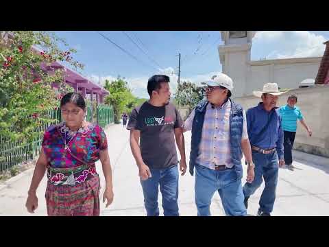 Pavimento en aldea El Progreso, San Miguel Chicaj