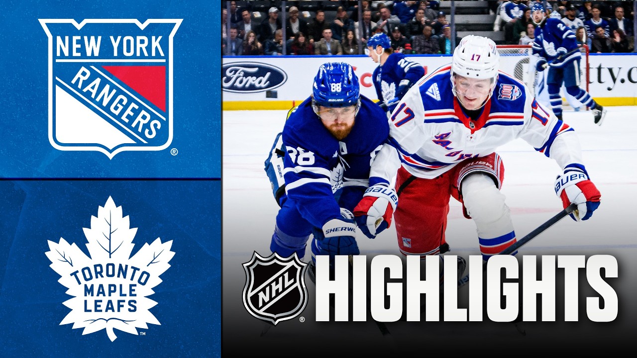3월26일 뉴욕레인저스 토론토 NHL 하이라이트