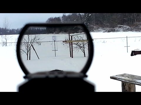 PCP Dobermann, каллиматор, 34 метра.