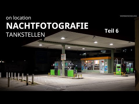 Nachtfotografie in Berlin - Tankstellen unterwegs mit Canon EOS R