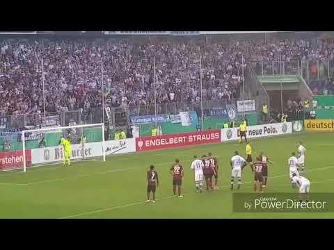 1.RUNDE DFB POKAL ! DUISBURG 1:2 NÜRNBERG! BEIDE FANSEITEN GEFILMT!