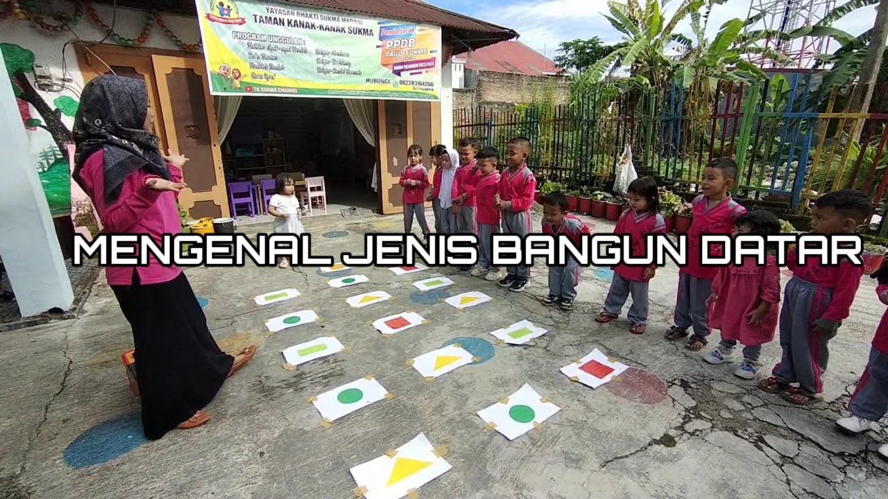 Gerak dan Lagu| Game mengenal Bentuk Geometri bangun datar untuk TK PAUD