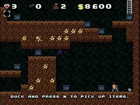 Let's Play Spelunky 1 (Tutorial)