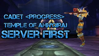 Progress - Lightbringer Server first AQ40 - Full run - Hunter PoV