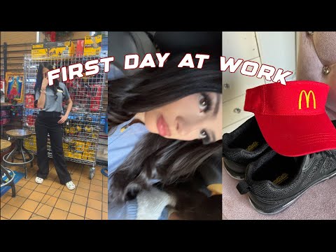 First day working at McDonald’s😛 