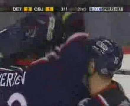 Nikolai Zherdev - Columbus vs. Detroit