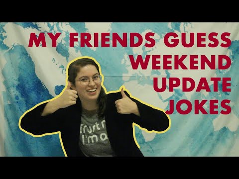 Friends and Family Write My SNL Weekend Update Jokes (Nov 14, 2020)