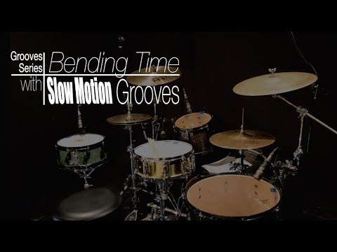 "Slow Motion" Metric Modulation Grooves Drum Lesson