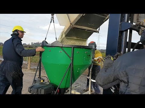 Heli A1 using a Ground-Effect Spreading Bucket & Conveyor Loader