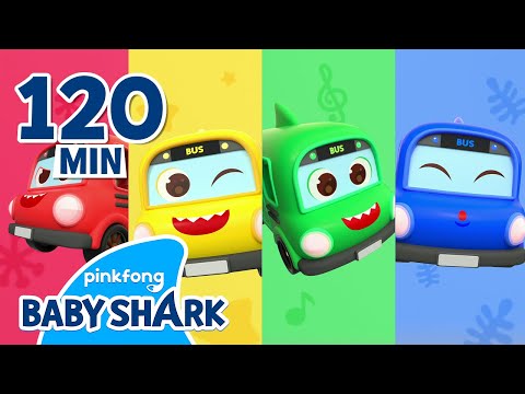 Baby Shark Wheels on the Bus and More! | +Compilation | Baby Shark Songs | Baby Shark Official