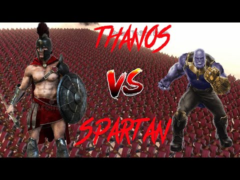 Thanos VS 10000 Spartan  | Ultimate Epic Battle Simulator