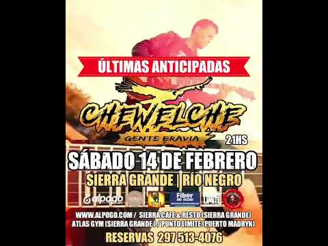 CHEWELCHE EN VIVO EN SIERRA GRANDE – RÍO NEGRO 🤘👊