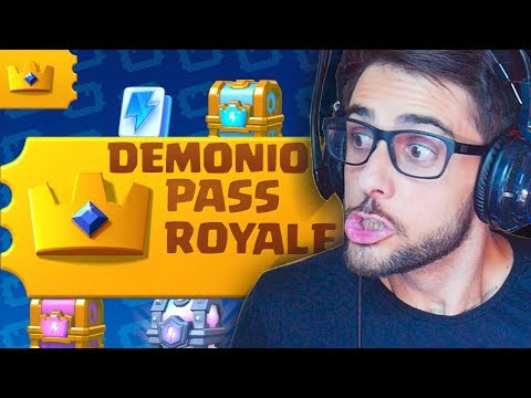 FALEI A VERDADE!!! NOVO PASSE DE BATALHA CLASH ROYALE