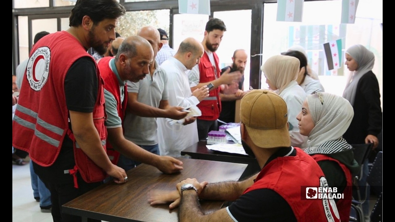 حملة تبرع بالدم في داريا ضمن جولات أسبوعية بريف دمشق